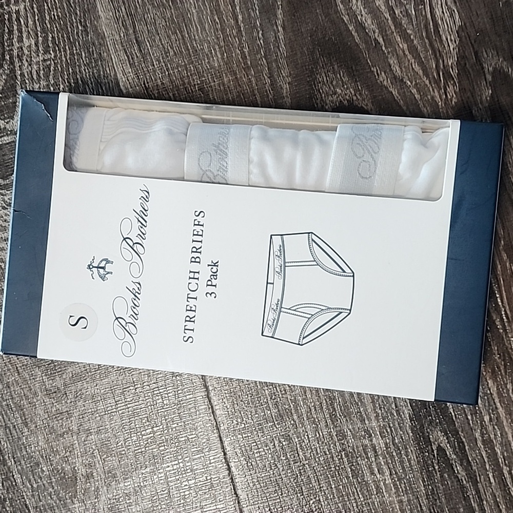 3 pack Brooks Brothers stretch cotton Briefs